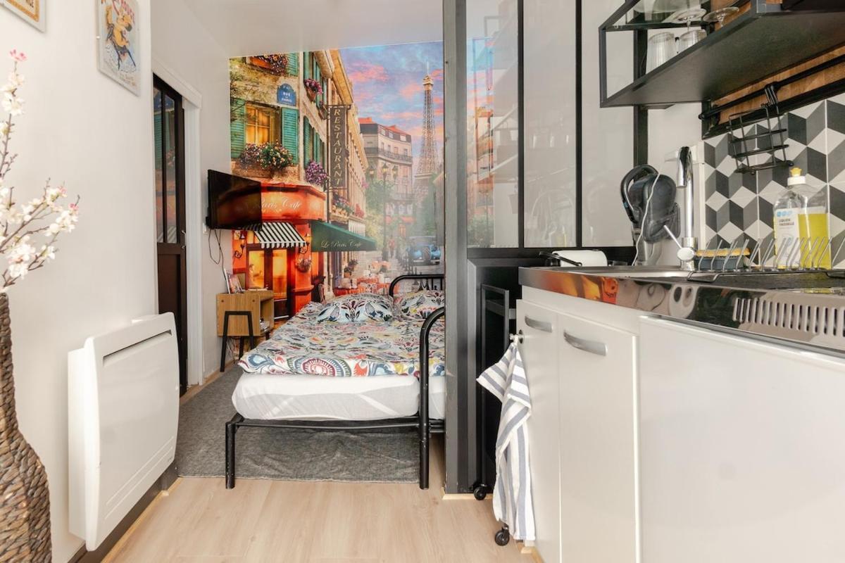 Studio Paris - Metro 7 Cadet - Quartier Faubourg-Montmartre Exteriör bild